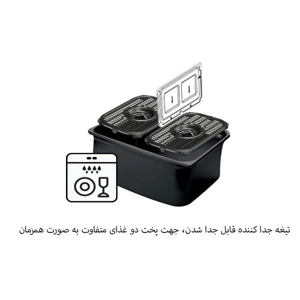 سرخ کن بدون روغن میگل مدل GAF-208 ظرفیت 8.5 لیتری