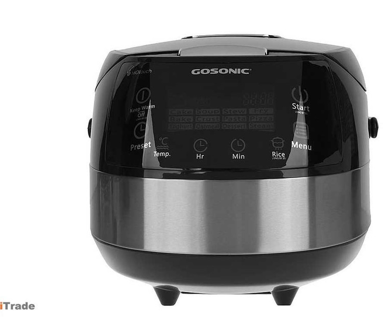 پلوپز گوسونیک مدل GRC-688 ظرفیت 5 لیتر چند کاره استیل
