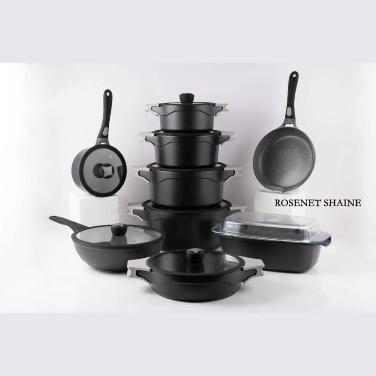 سرویس قابلمه 28 پارچه Embico رنگ Rosent shine وارداتی